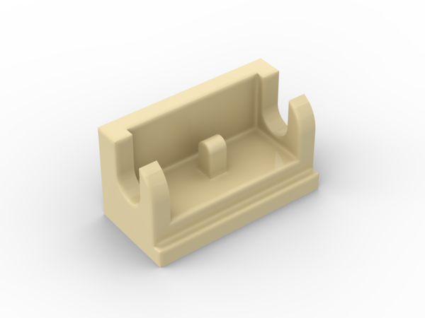Hinge Brick 1 x 2 Base (100 Stück)