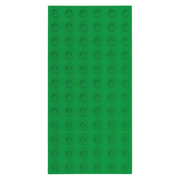 Baseplate 6x12 Big BricksGrün 2 Stück