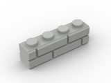 Profile Brick 1x4 (Mauersteine) (25 Stück)