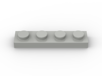 Plate 1x4 (100 Stück)