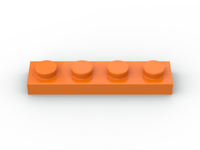 Plate 1x4 (100 Stück)