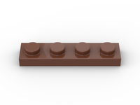 Plate 1x4 (100 Stück)