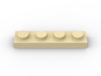 Plate 1x4 (100 Stück)