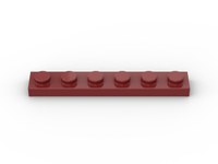 Plate 1x6 (50 Stück)