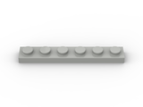 Plate 1x6 (50 Stück)