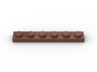 Plate 1x6 (50 Stück)