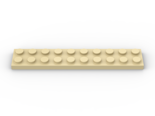 Plate 2x10 (20 Stück)