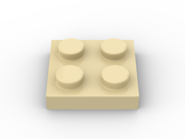 Plate 2x2 (100 Stück)