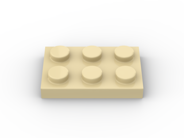 Plate 2x3 (50 Stück)