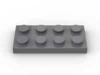 Plate 2x4 (50 Stück)