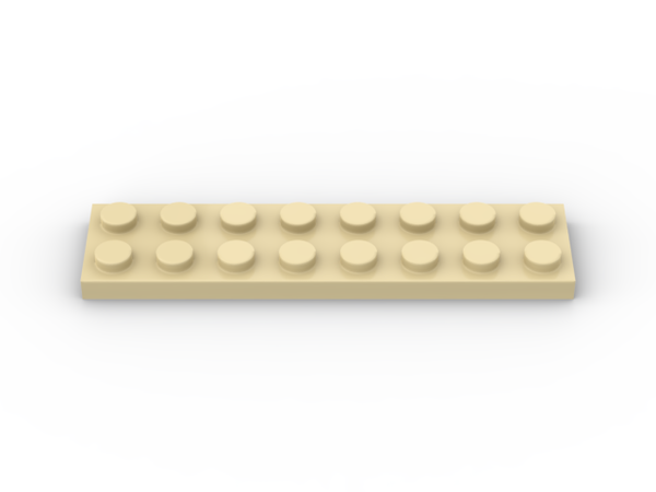 Plate 2x8 (20 Stück)