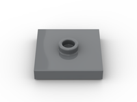 Plate Modified 2x2 with Groove and 1 Stud in Center (Jumper) (100 Stück)