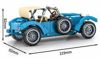 Oldtimer Cabrio Blau